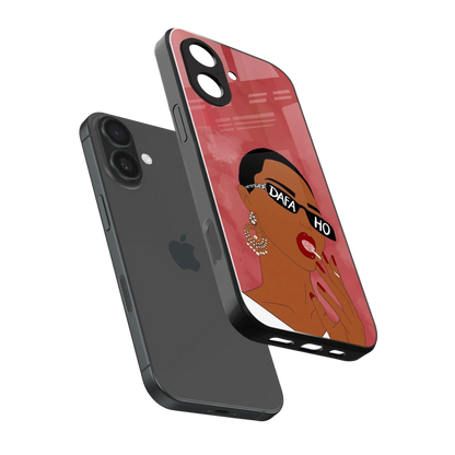 Dafa Ho sleek iphone 17 cover with tempered glass back and TPU edges