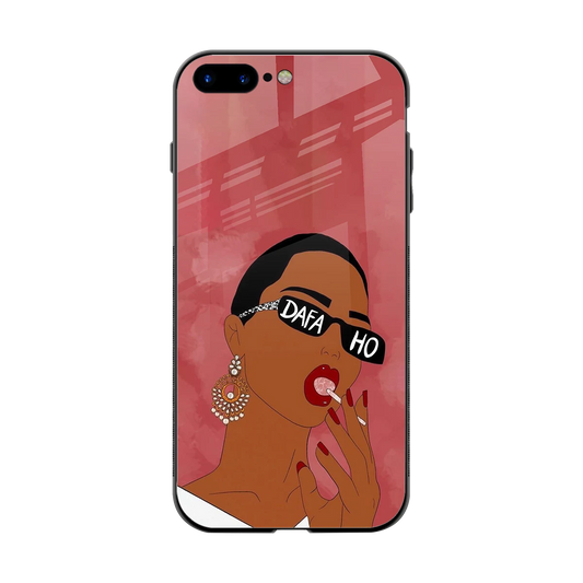 Dafa Ho back phone cover | glass case for iphone 7 plus