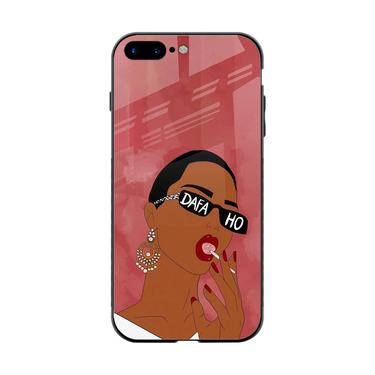 Dafa Ho back phone cover | glass case for iphone 8 plus