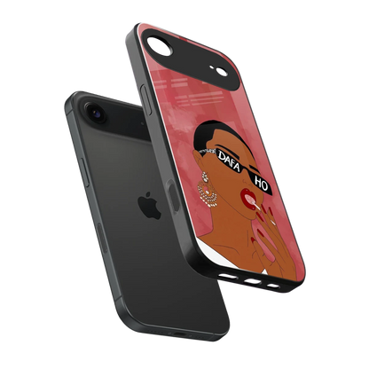 Dafa Ho sleek iphone air cover with tempered glass back and TPU edges