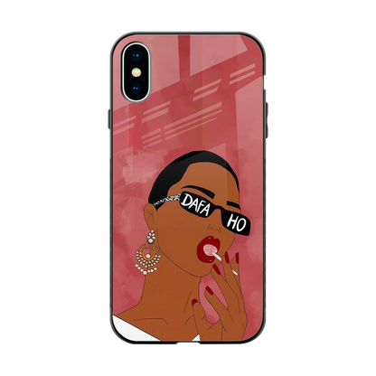 Dafa Ho back phone cover | glass case for iphone x