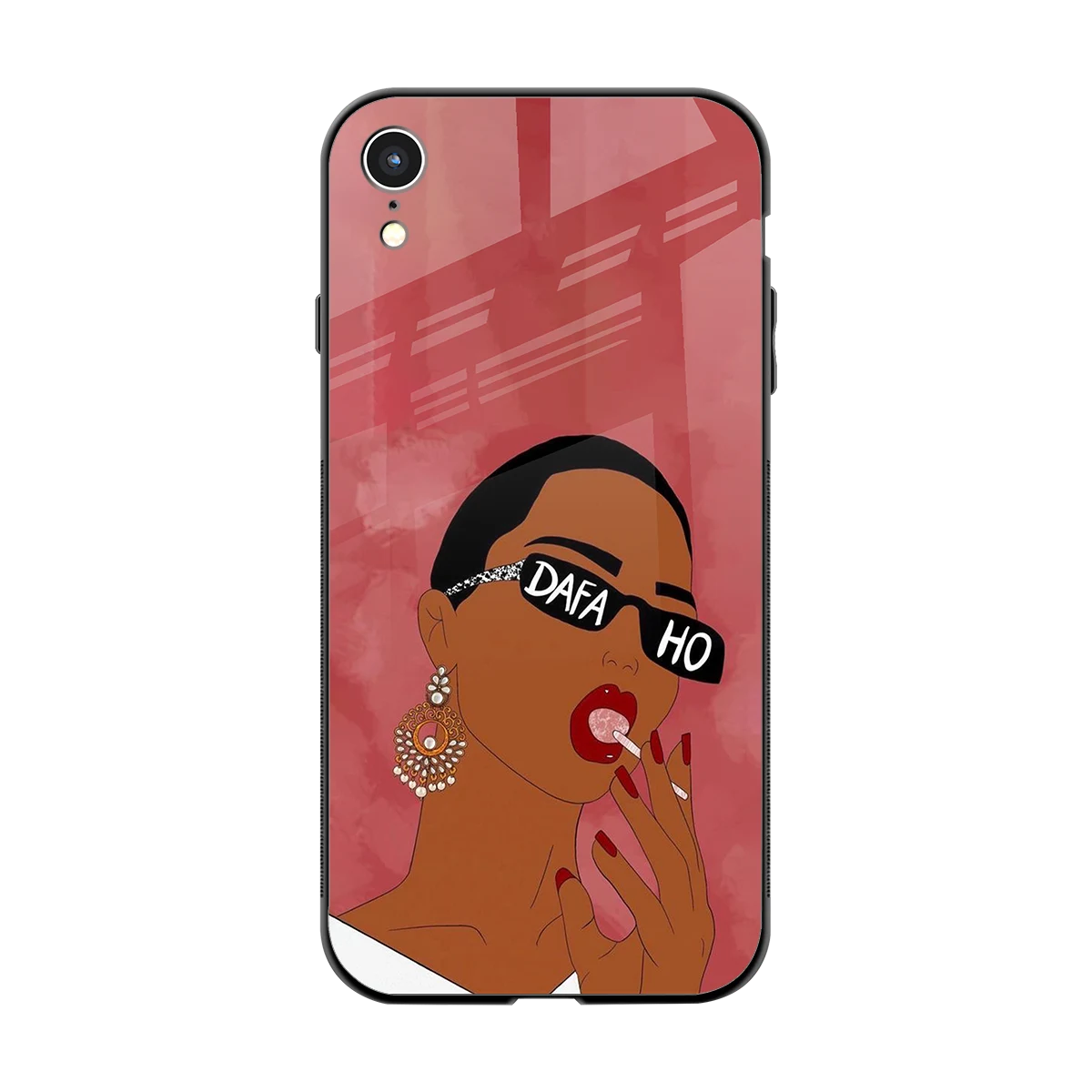 Dafa Ho back phone cover | glass case for iphone xr
