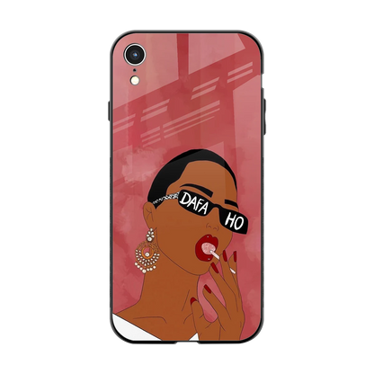 Dafa Ho back phone cover | glass case for iphone xr