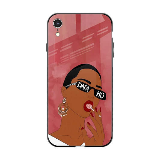 Dafa Ho back phone cover | glass case for iphone xr