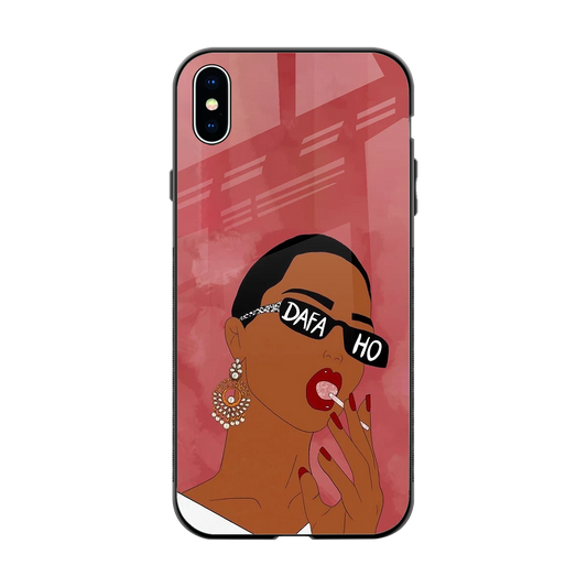 Dafa Ho back phone cover | glass case for iphone xs max