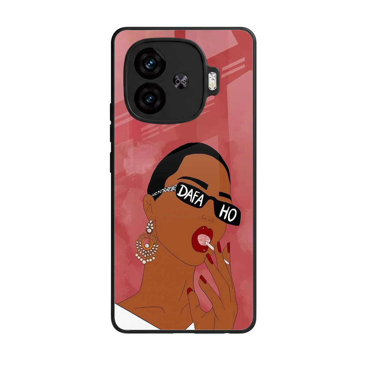 Dafa Ho back phone cover | glass case for iqoo neo 10r 5g