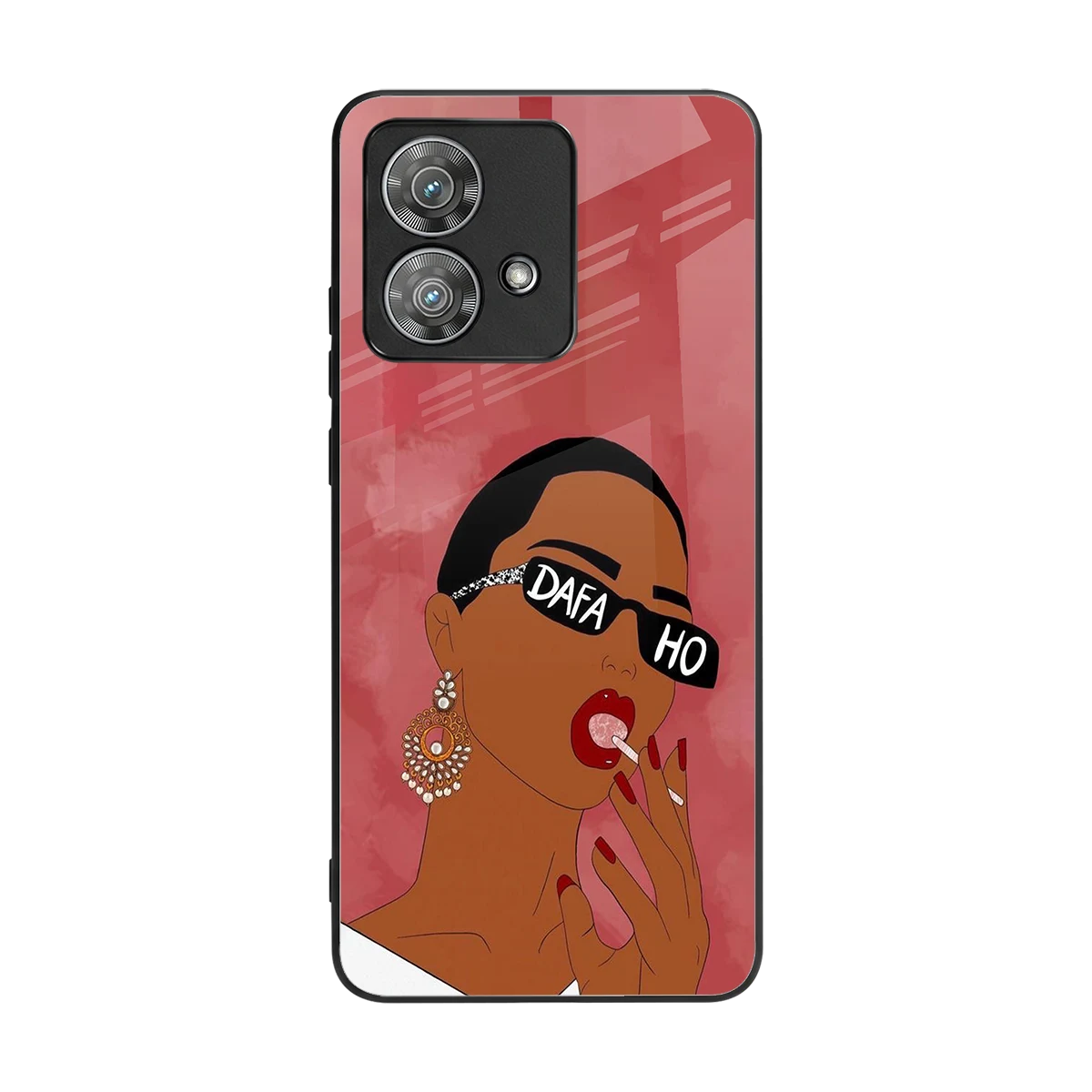 Dafa Ho back phone cover | glass case for motorola edge 40 neo 5g
