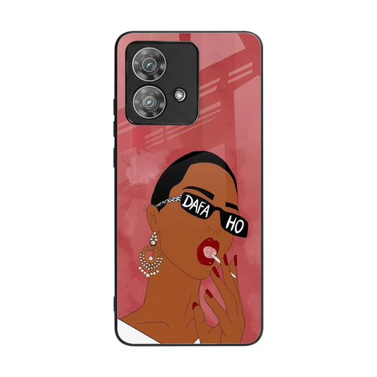 Dafa Ho back phone cover | glass case for motorola edge 40 neo 5g