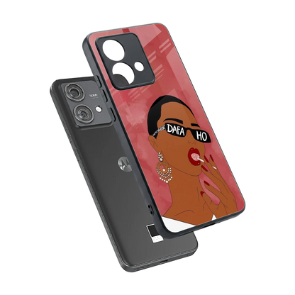 Dafa Ho sleek motorola edge 40 neo 5g cover with tempered glass back and TPU edges