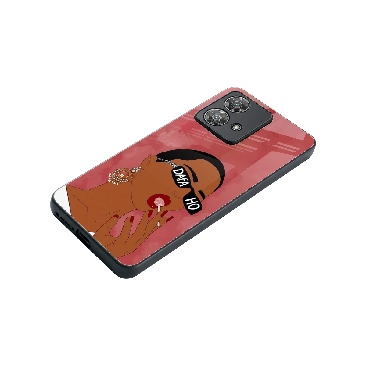 Dafa Ho stylish phone case for motorola edge 40 neo 5g | glossy glass and slim fit