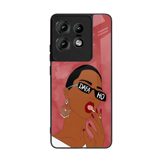Dafa Ho back phone cover | glass case for motorola edge 50 pro