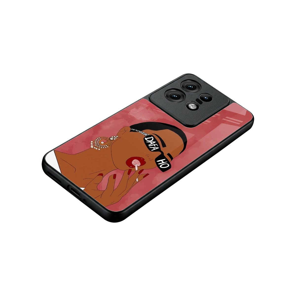 Dafa Ho stylish phone case for motorola edge 50 pro | glossy glass and slim fit