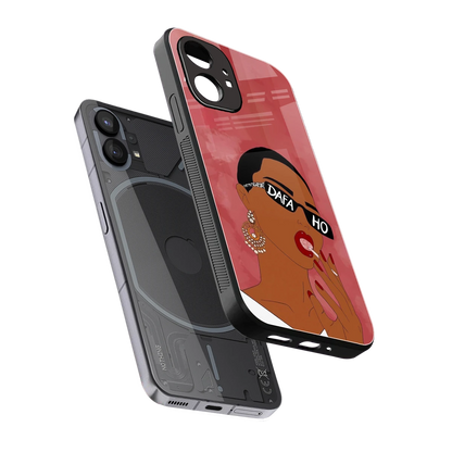 Dafa Ho sleek nothing phone 1 cover with tempered glass back and TPU edges