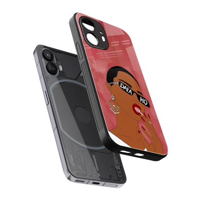 Dafa Ho sleek nothing phone 2 cover with tempered glass back and TPU edges