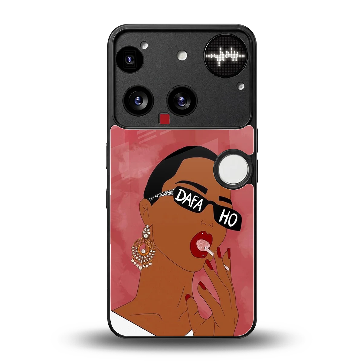Dafa Ho back phone cover | glass case for nothing phone 3
