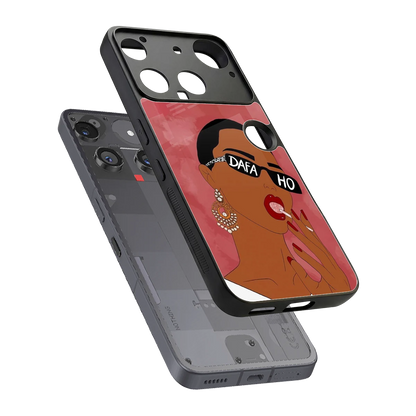 Dafa Ho sleek nothing phone 3 cover with tempered glass back and TPU edges