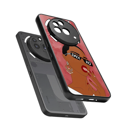 Dafa Ho sleek nothing phone 3a pro cover with tempered glass back and TPU edges