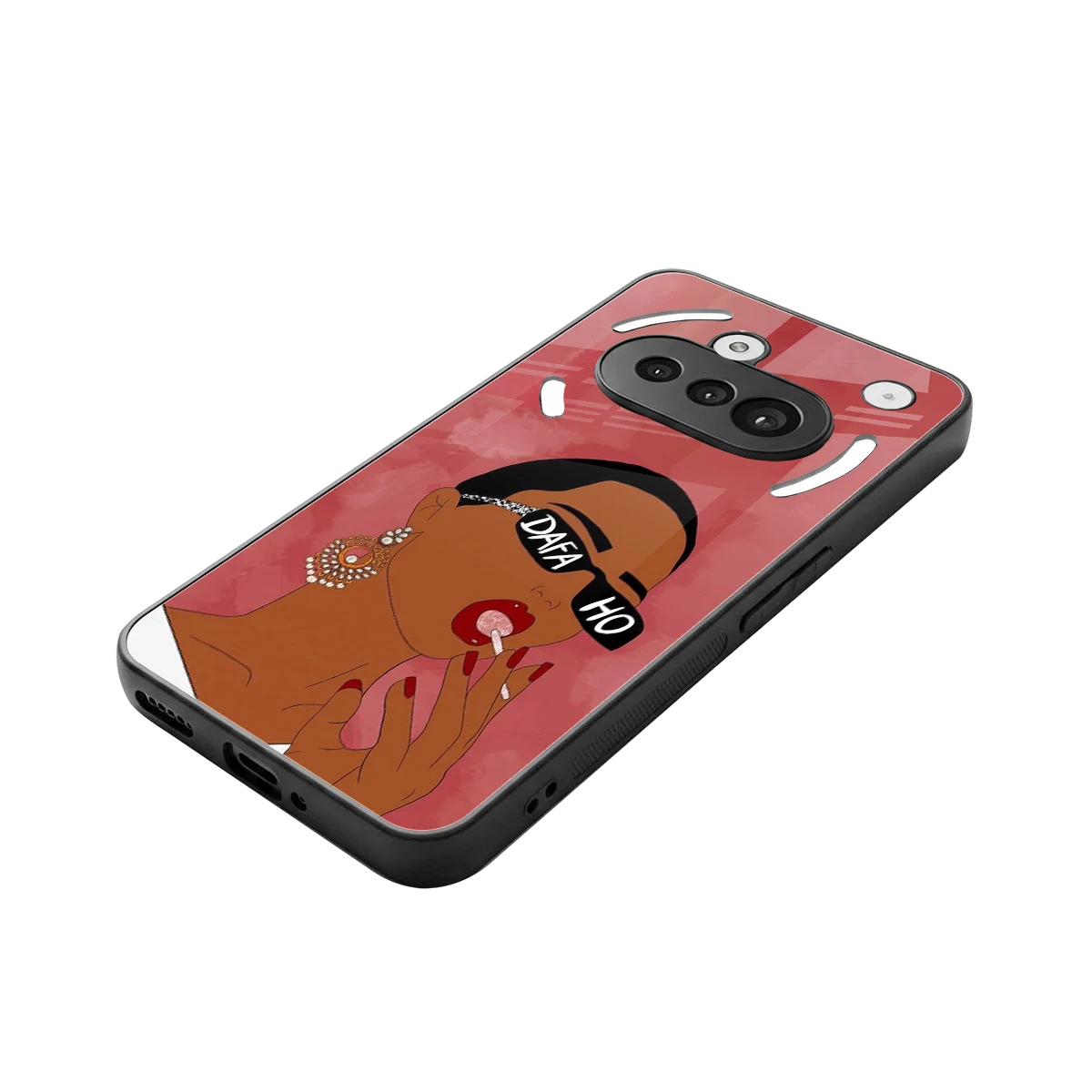 Dafa Ho stylish phone case for nothing phone 3a | glossy glass and slim fit