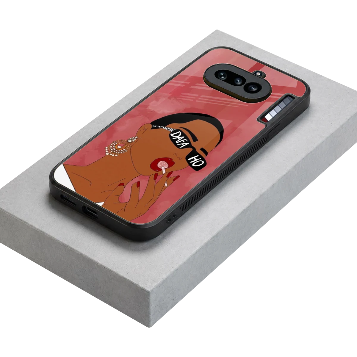 Dafa Ho stylish phone case for nothing phone 4a | glossy glass and slim fit