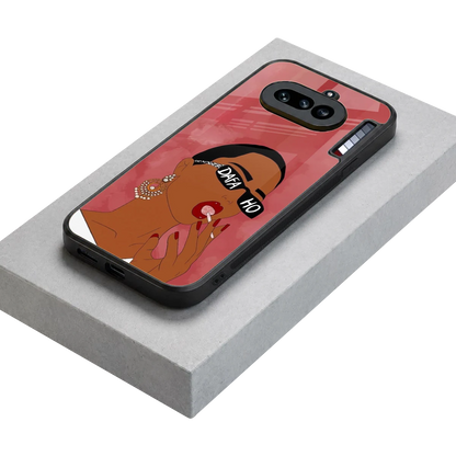 Dafa Ho stylish phone case for nothing phone 4a | glossy glass and slim fit