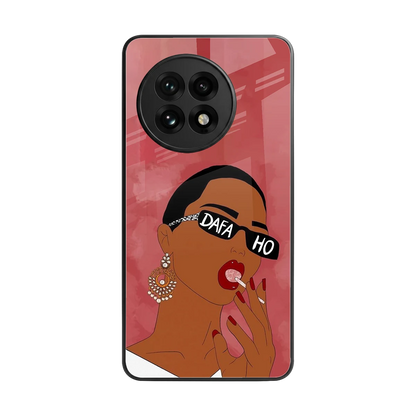 Dafa Ho back phone cover | glass case for oneplus 13r