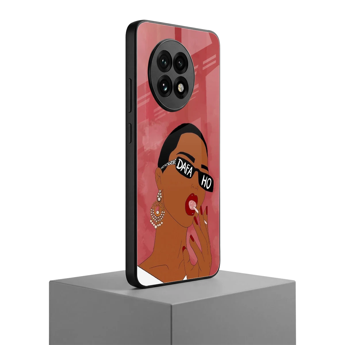 Dafa Ho oneplus 13r mobile cover | shockproof glass phone case