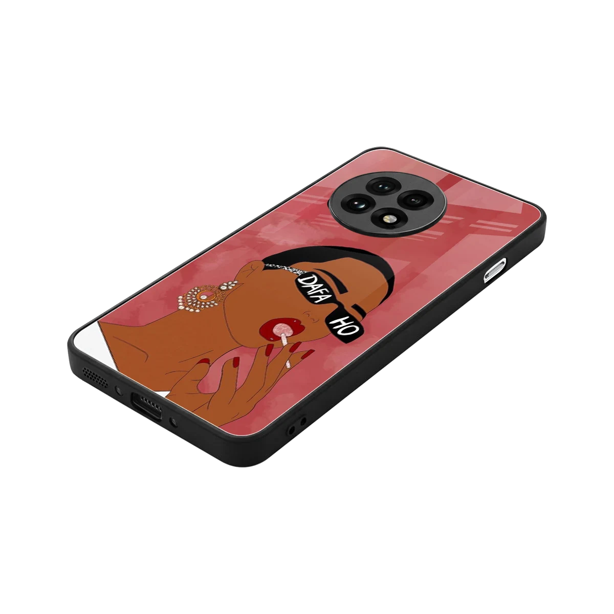 Dafa Ho stylish phone case for oneplus 13r | glossy glass and slim fit