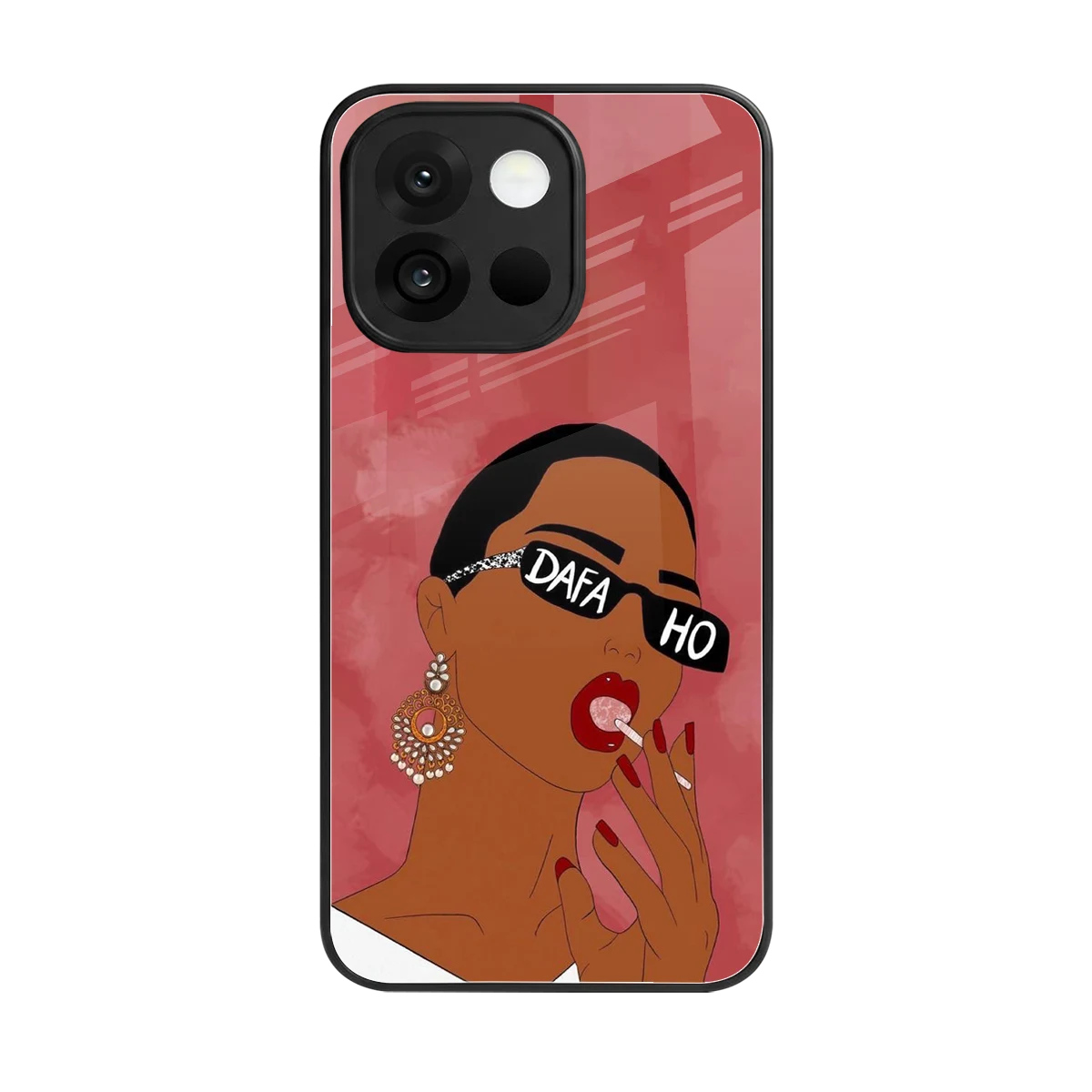 Dafa Ho back phone cover | glass case for oneplus 13s