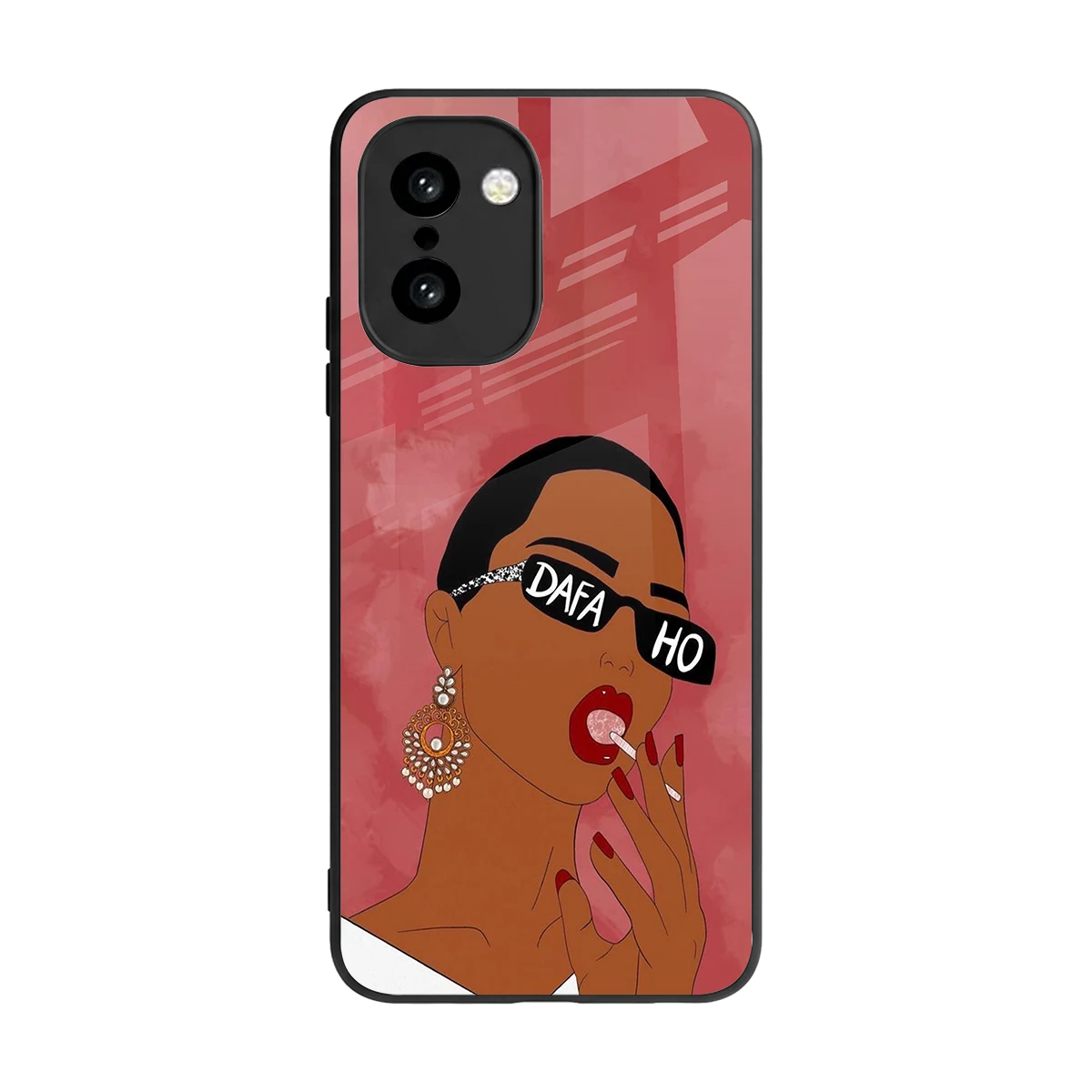 Dafa Ho back phone cover | glass case for oneplus 15r