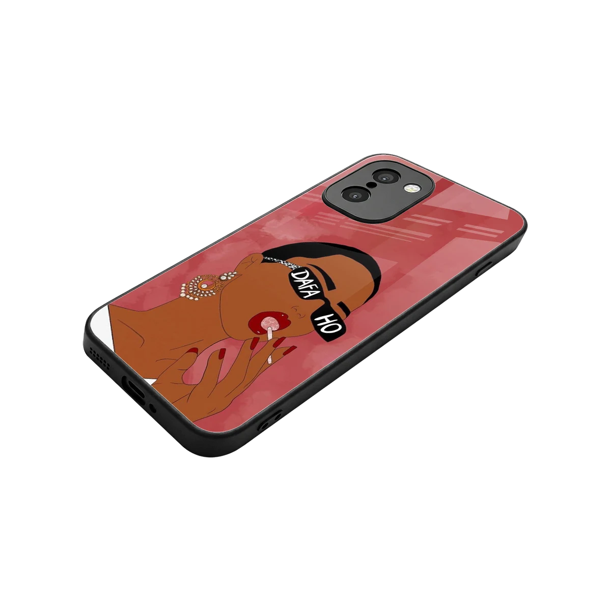 Dafa Ho stylish phone case for oneplus 15r | glossy glass and slim fit