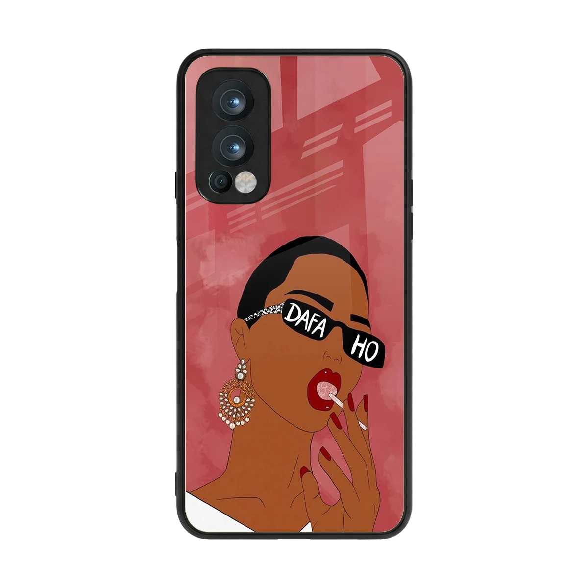 Dafa Ho back phone cover | glass case for oneplus nord 2