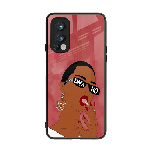 Dafa Ho back phone cover | glass case for oneplus nord 2