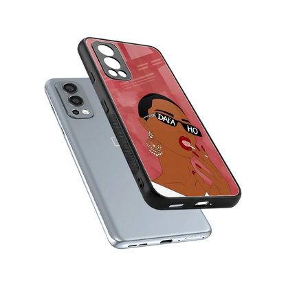 Dafa Ho sleek oneplus nord 2 cover with tempered glass back and TPU edges
