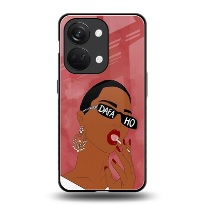 Dafa Ho back phone cover | glass case for oneplus nord 3