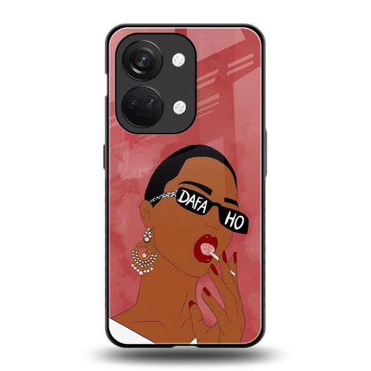 Dafa Ho back phone cover | glass case for oneplus nord 3