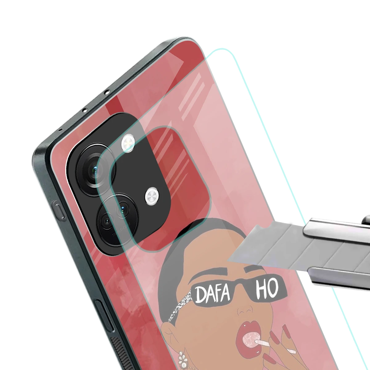 Dafa Ho stylish phone case for oneplus nord 3 | glossy glass and slim fit
