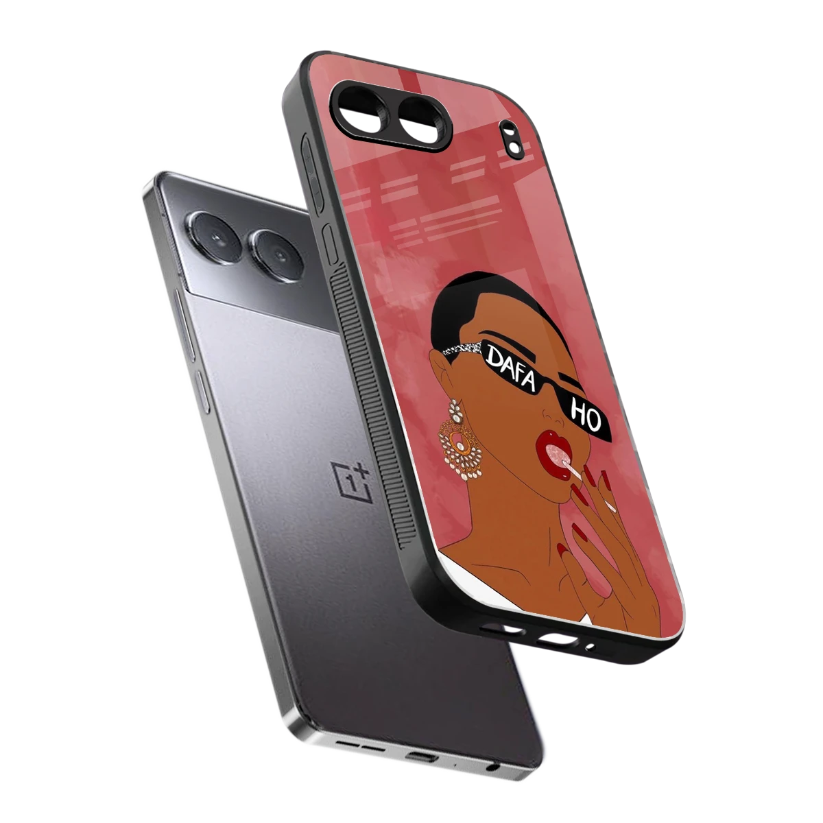 Dafa Ho sleek oneplus nord 4 cover with tempered glass back and TPU edges