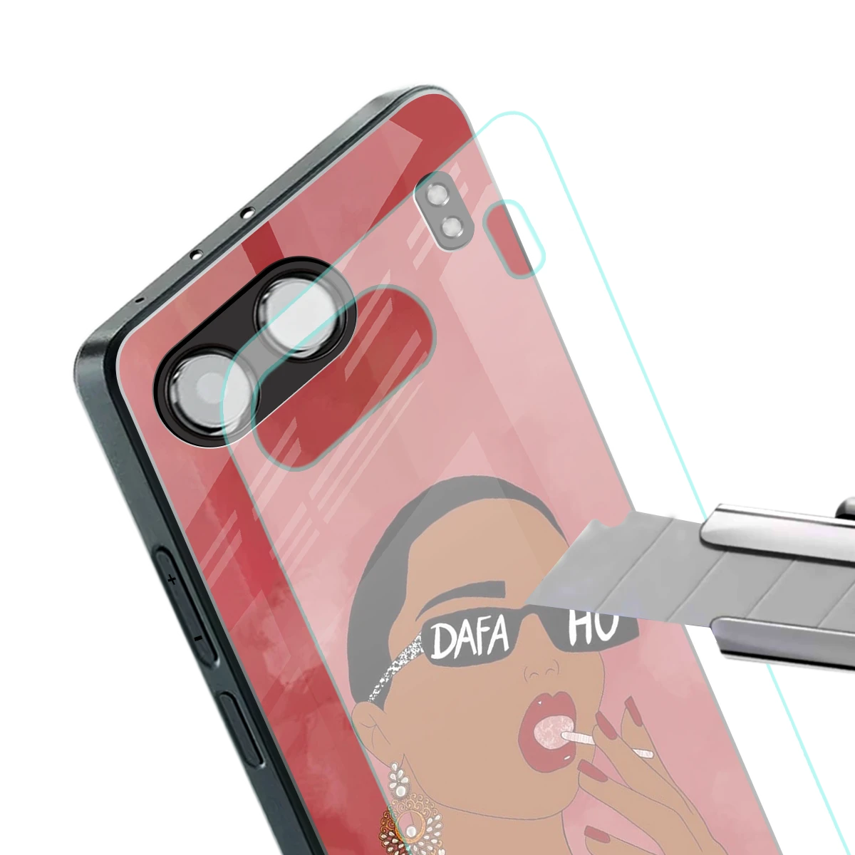Dafa Ho stylish phone case for oneplus nord 4 | glossy glass and slim fit