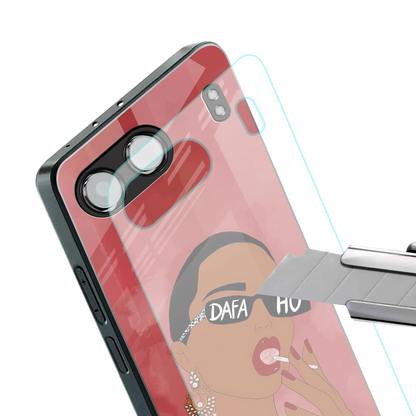 Dafa Ho stylish phone case for oneplus nord 4 | glossy glass and slim fit