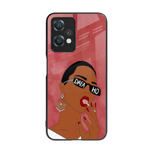 Dafa Ho back phone cover | glass case for oneplus nord ce 2 lite