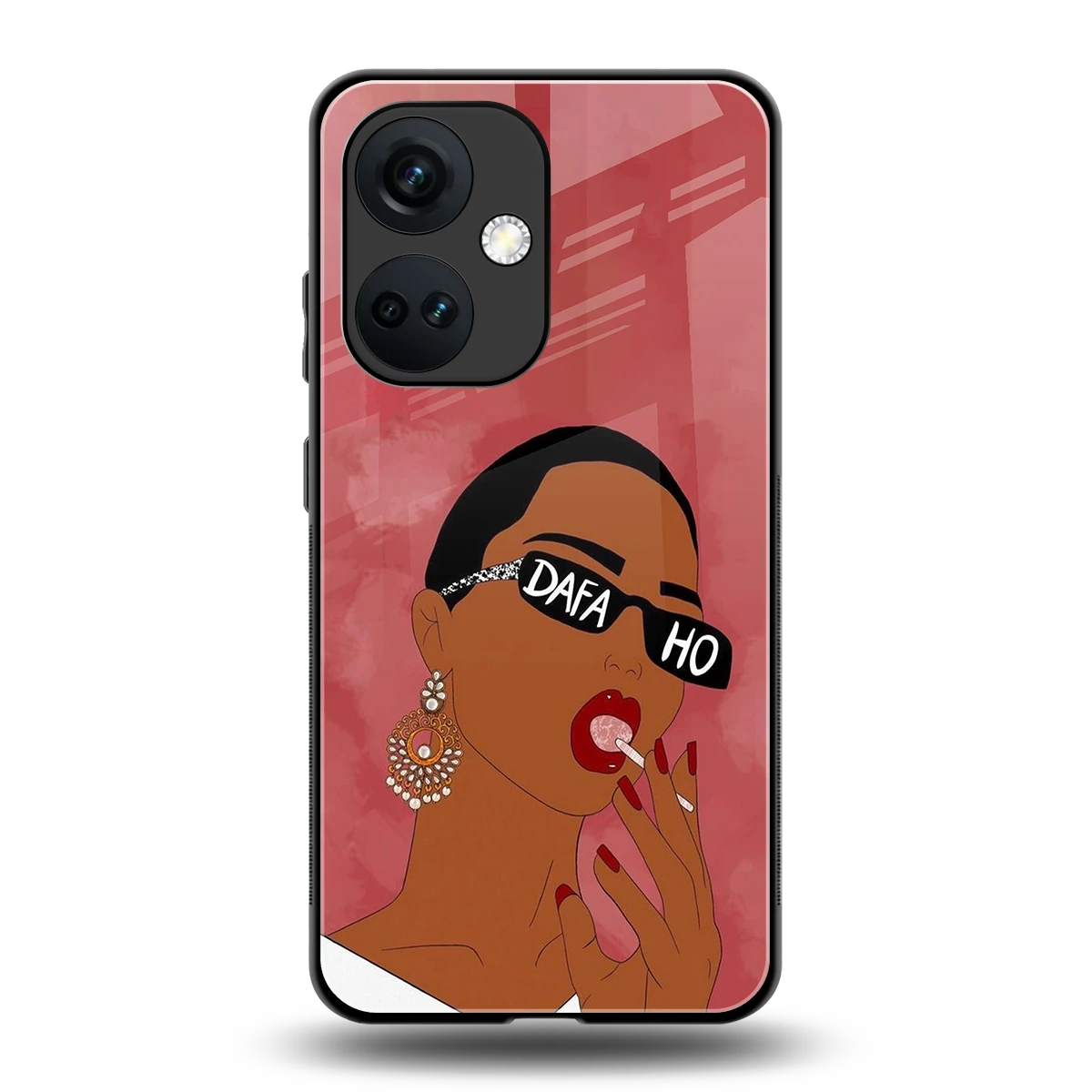 Dafa Ho back phone cover | glass case for oneplus nord ce 3