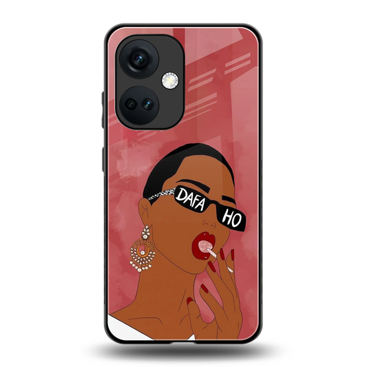 Dafa Ho back phone cover | glass case for oneplus nord ce 3