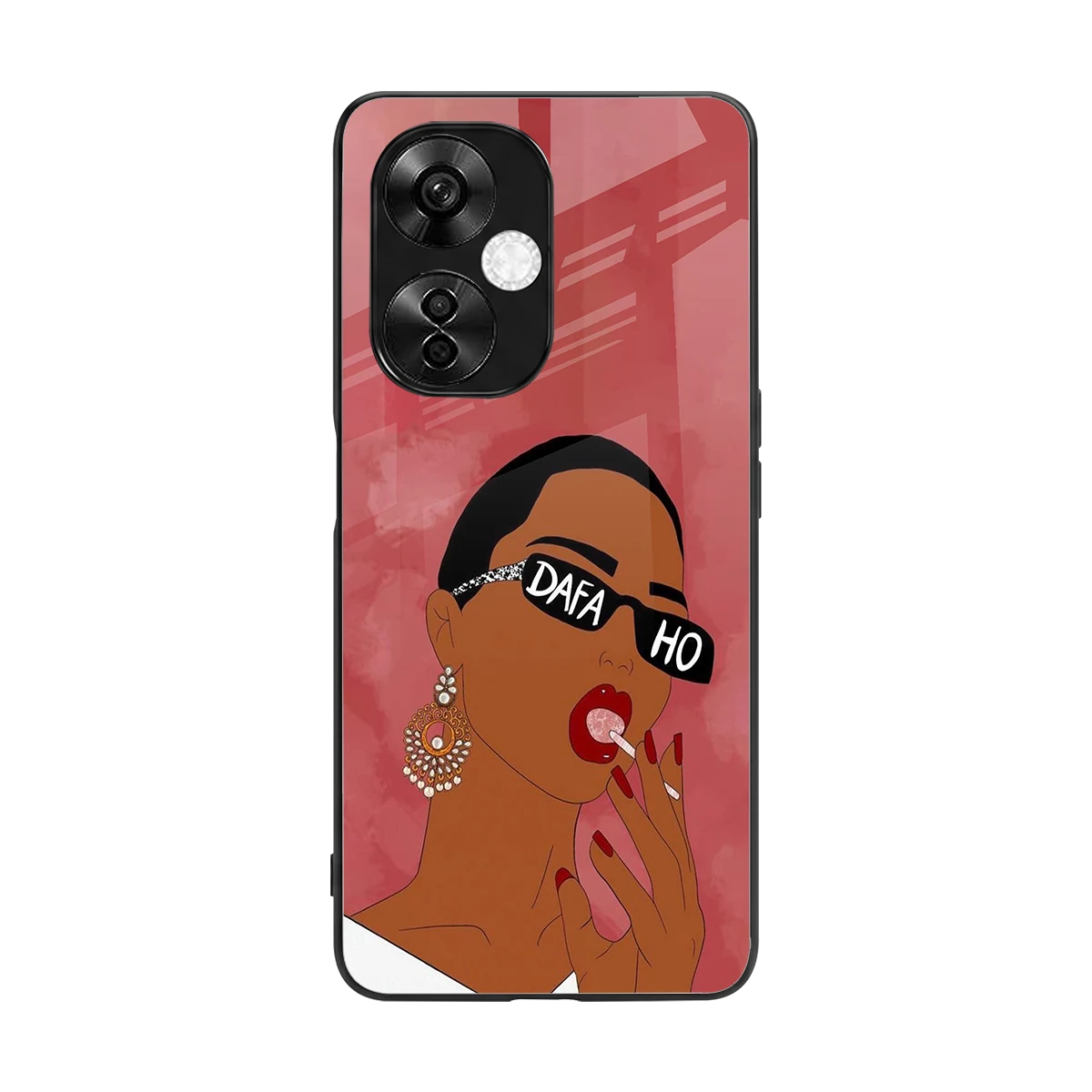 Dafa Ho back phone cover | glass case for oneplus nord ce 3 lite