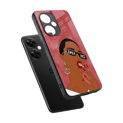 Dafa Ho sleek oneplus nord ce 3 lite cover with tempered glass back and TPU edges