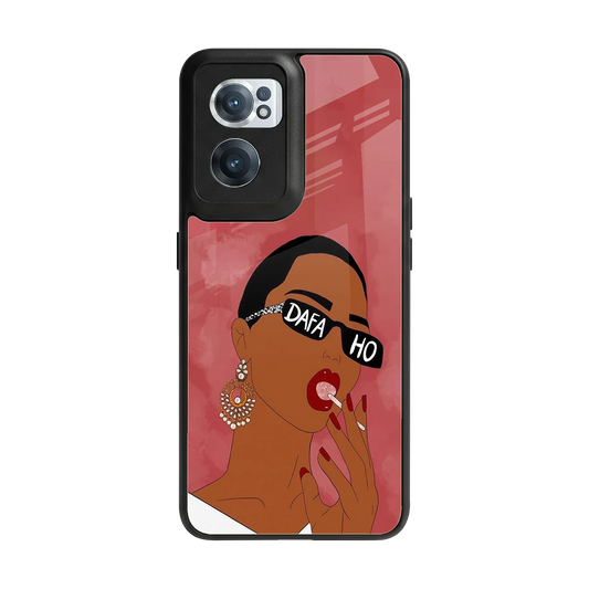 Dafa Ho back phone cover | glass case for oneplus nord ce 2