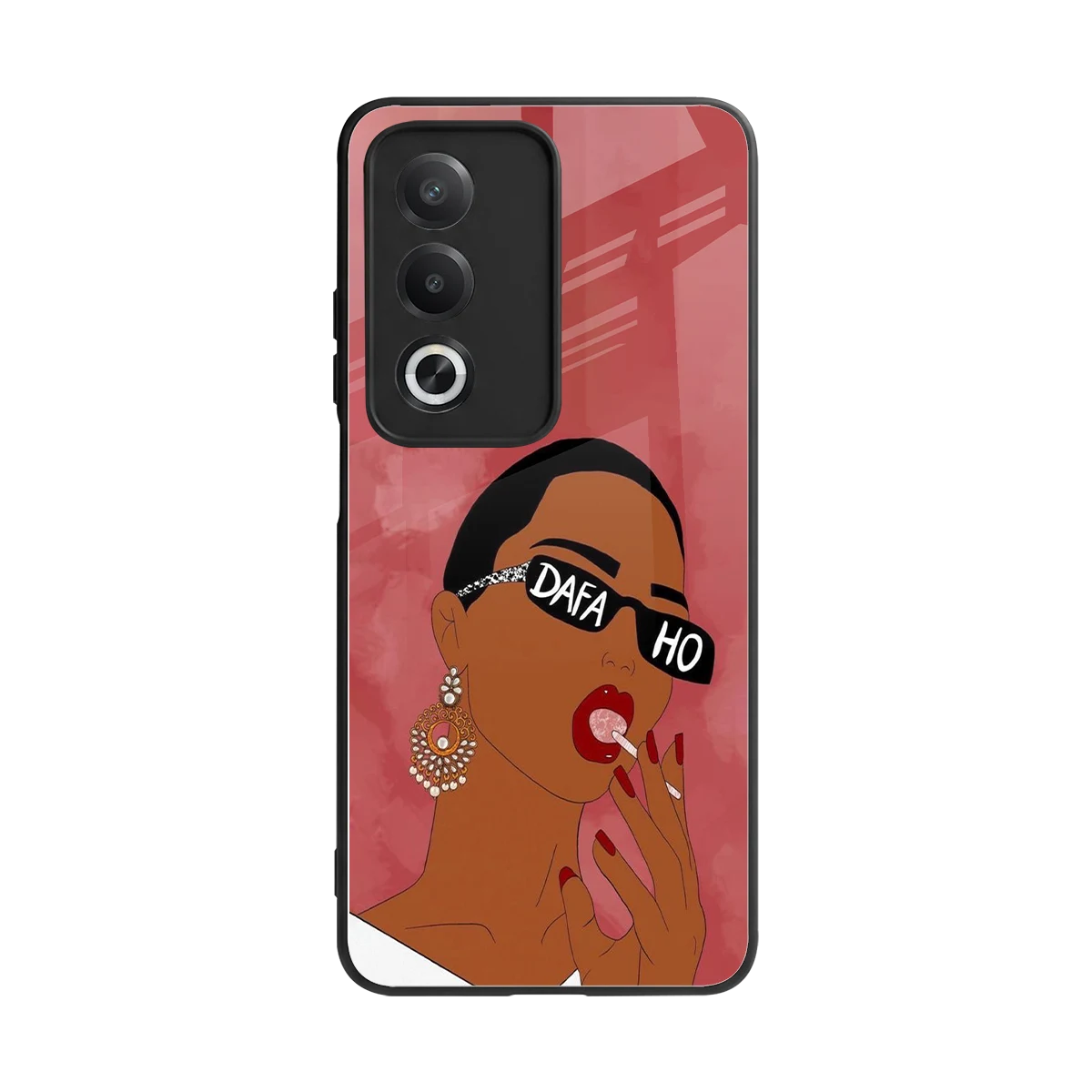 Dafa Ho back phone cover | glass case for oppo a3 pro