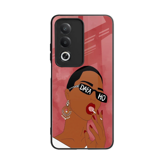 Dafa Ho back phone cover | glass case for oppo a3 pro