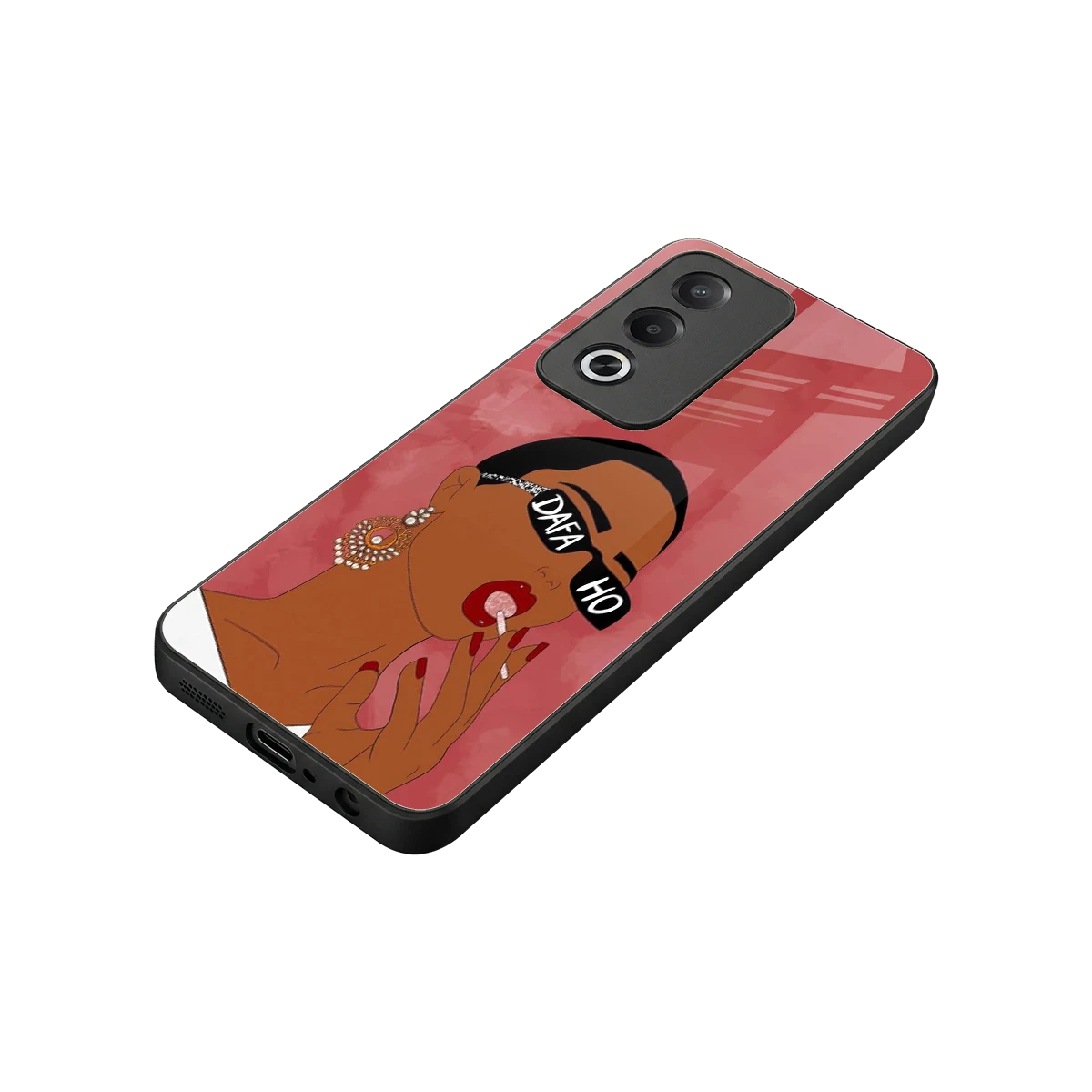 Dafa Ho stylish phone case for oppo a3 pro | glossy glass and slim fit