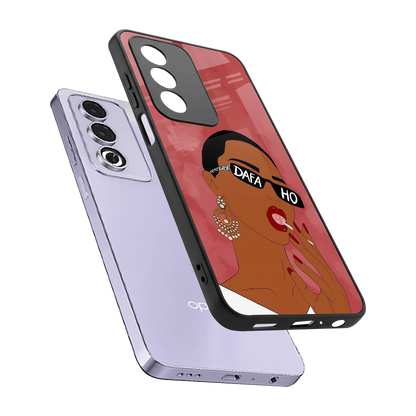 Dafa Ho sleek oppo a3 pro cover with tempered glass back and TPU edges