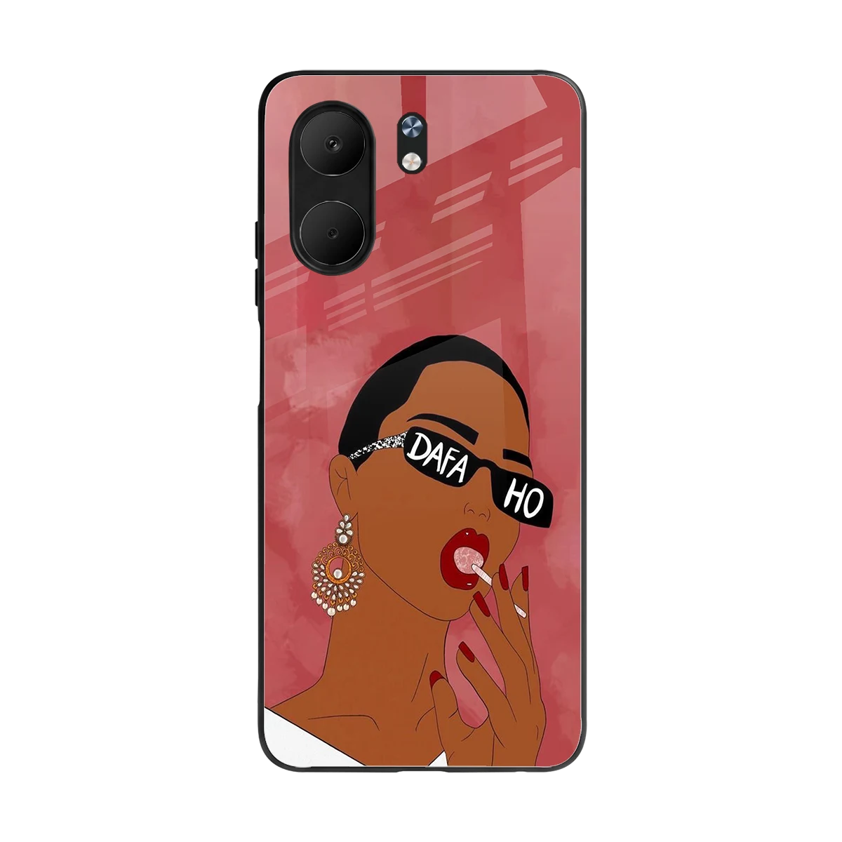 Dafa Ho back phone cover | glass case for oppo a5x 5g
